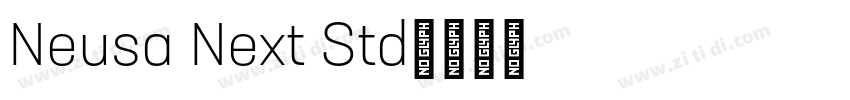 Neusa Next Std字体转换
